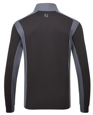 FootJoy ThermoSeries Blocked Midlayer herr sweatshirt, svart/kol