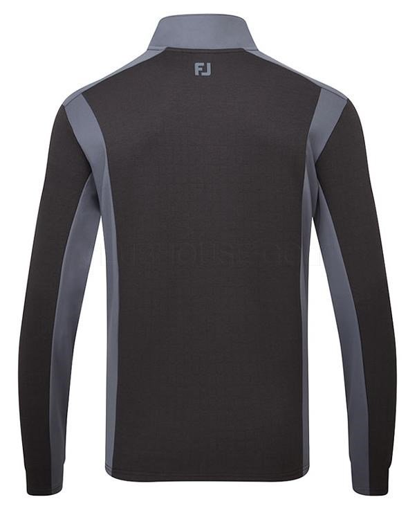 FootJoy ThermoSeries Blocked Midlayer herr sweatshirt, svart/kol