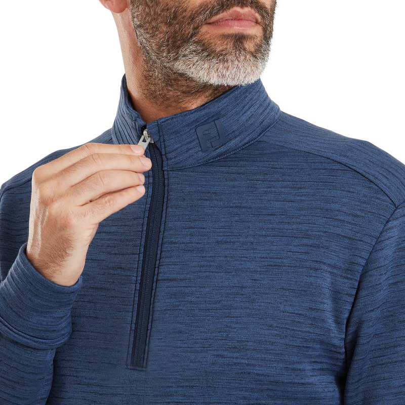 FootJoy ThermoSeries Space Dye Midlayer herr sweatshirt, navy
