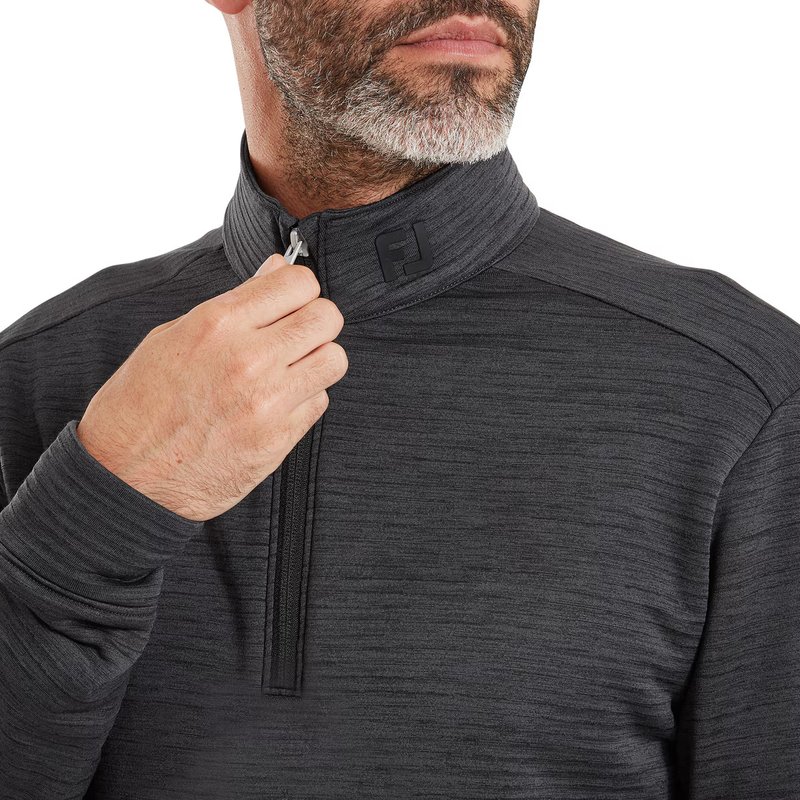 FootJoy ThermoSeries Space Dye Midlayer herr sweatshirt, svart