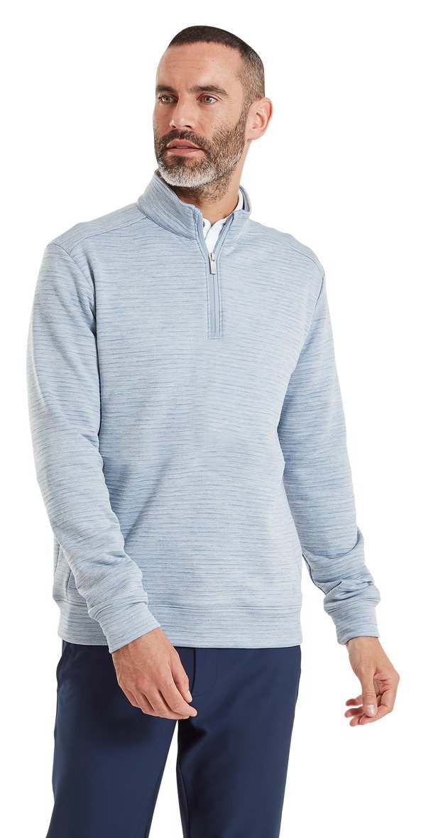FootJoy ThermoSeries Space Dye Midlayer herr sweatshirt, grå