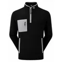 FootJoy Polar Fleece Chill-Out herr sweatshirt, svart/grå