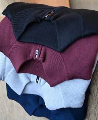 FootJoy drirelease Half-Zip Lined herr tröja, navy