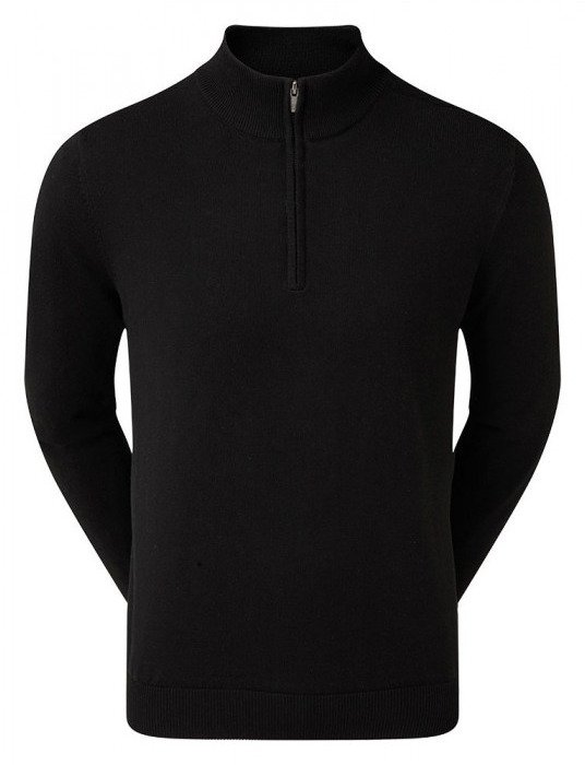 FootJoy drirelease Half-Zip Lined herrtröja, svart