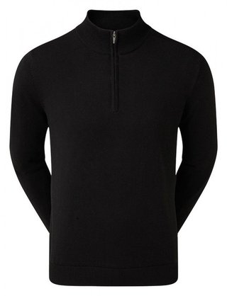 FootJoy drirelease Half-Zip Lined herrtröja, svart