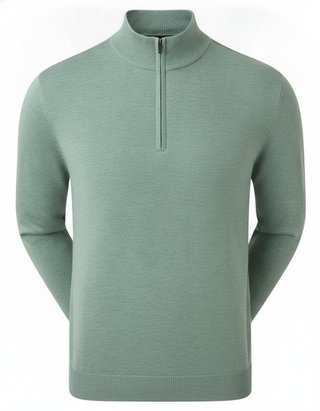 FootJoy drirelease Half-Zip Lined herr tröja, heather olive