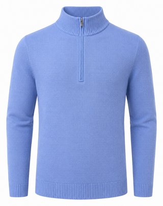 FootJoy drirelease Half-Zip Lined herr tröja, heather blue