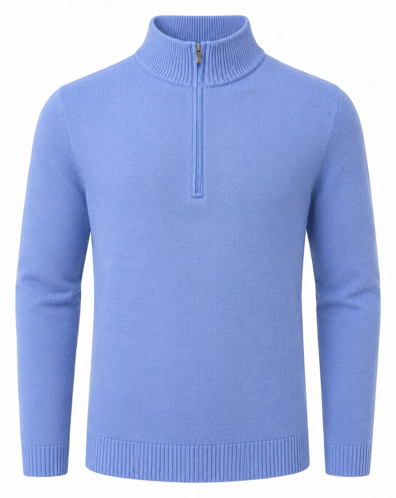 FootJoy drirelease Half-Zip Lined herr tröja, heather blue