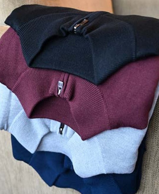 FootJoy drirelease Half-Zip Lined herr tröja, heather blue