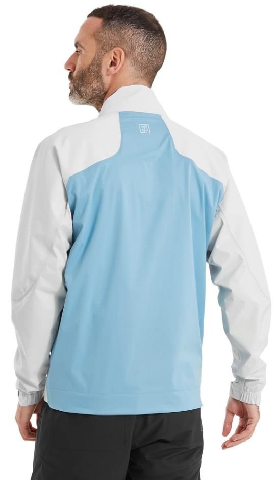 FootJoy Hydro Innovation Arcus herr golfjacka, oyster grey/mid blue