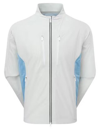 FootJoy Hydro Innovation Arcus herr golfjacka, oyster grey/mid blue