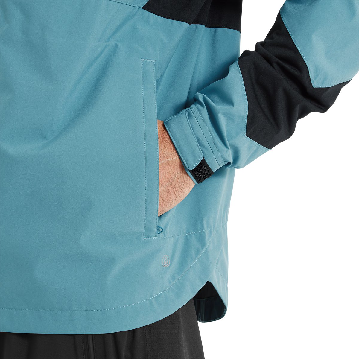 FootJoy HydroLite X herr jacka, storm/svart/svart dragkedja