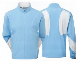 FootJoy HydroLite X herr golfjacka, mid blue/oyster grey
