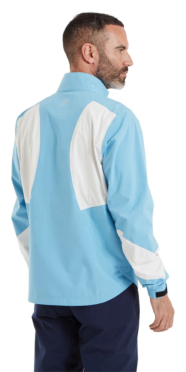 FootJoy HydroLite X herr golfjacka, mid blue/oyster grey
