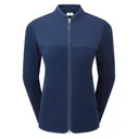 FootJoy MicroFleece Full-Zip Midlayer dam sweatshirt, navy