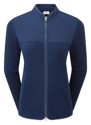 FootJoy MicroFleece Full-Zip Midlayer dam sweatshirt, navy