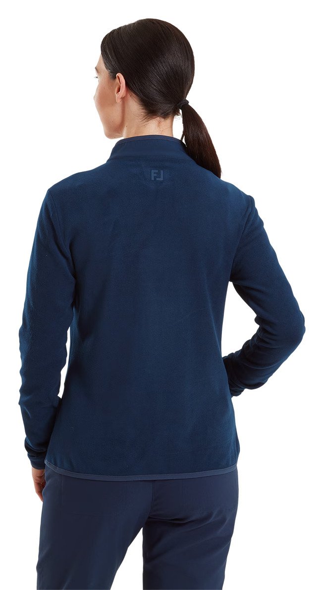 FootJoy MicroFleece Full-Zip Midlayer dam sweatshirt, navy
