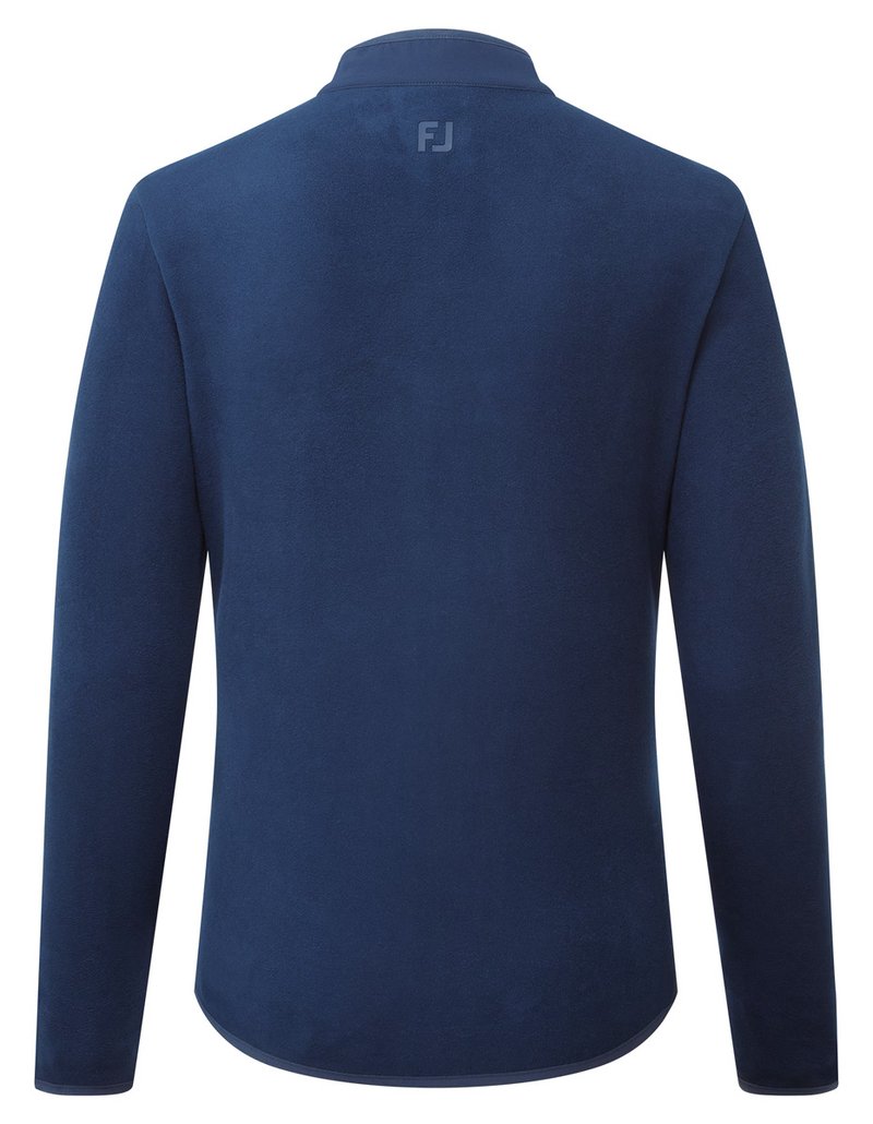 FootJoy MicroFleece Full-Zip Midlayer dam sweatshirt, navy