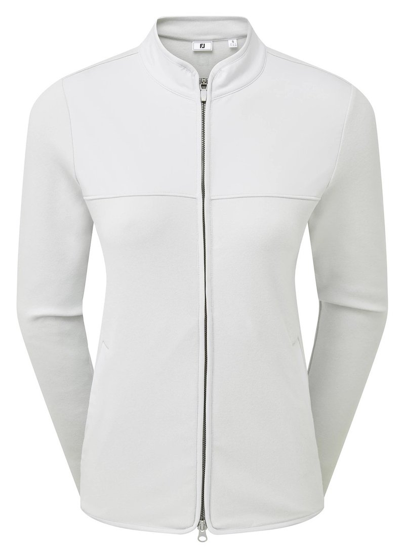 FootJoy MicroFleece Full-Zip Midlayer dam sweatshirt, grå