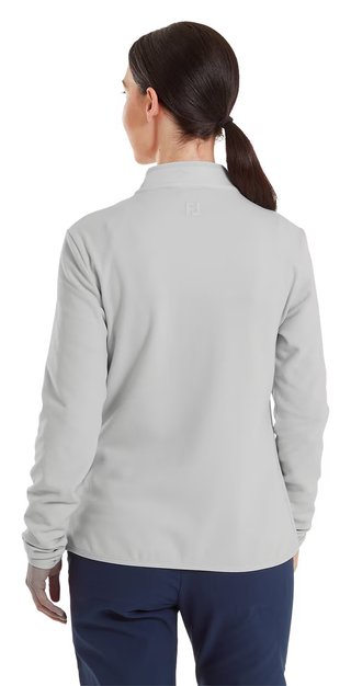 FootJoy MicroFleece Full-Zip Midlayer dam sweatshirt, grå