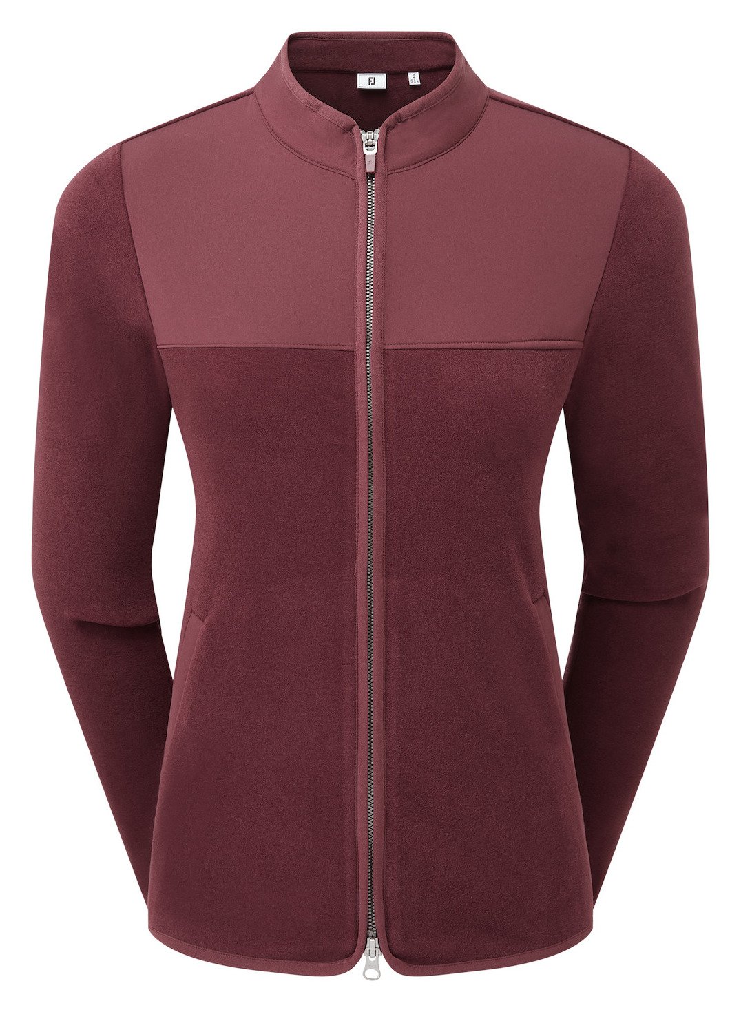 FootJoy MicroFleece Full-Zip Midlayer dam sweatshirt, port