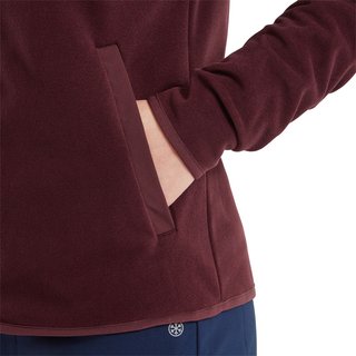 FootJoy MicroFleece Full-Zip Midlayer dam sweatshirt, port