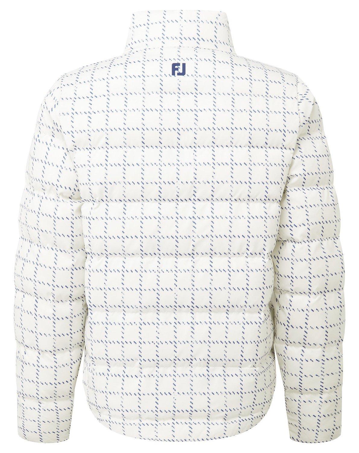 FootJoy ThermoSeries Insulated dam jacka, off white/navy distressed plaid