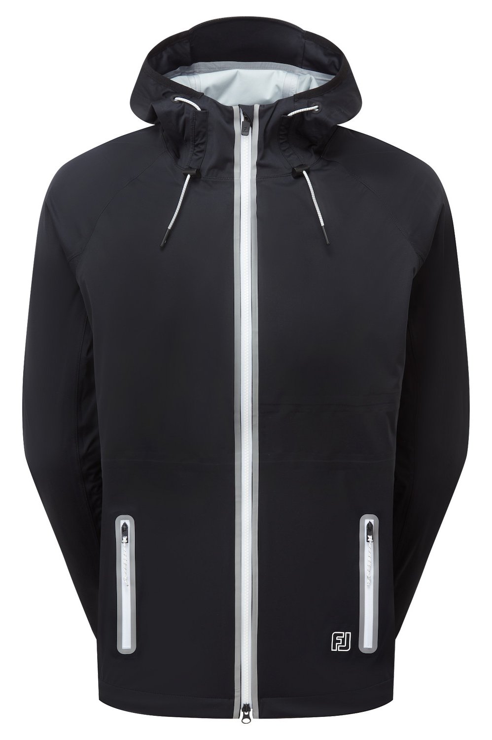 FootJoy HydroKnit damjacka, svart/grå/vit