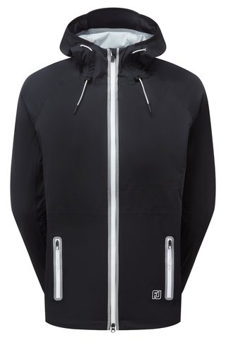 FootJoy HydroKnit damjacka, svart/grå/vit