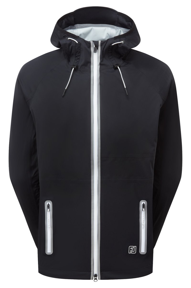 FootJoy HydroKnit damjacka, svart/grå/vit