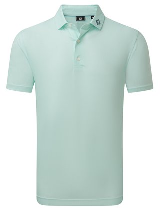 FootJoy Heritage Logo Lisle herr polo, white/mint julep