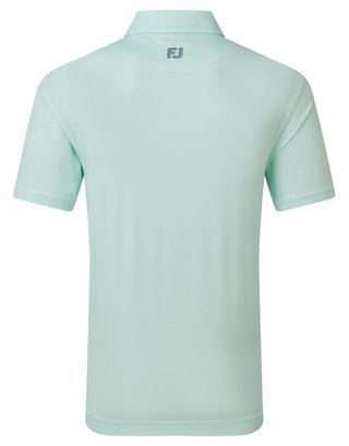 FootJoy Heritage Logo Lisle herr polo, white/mint julep
