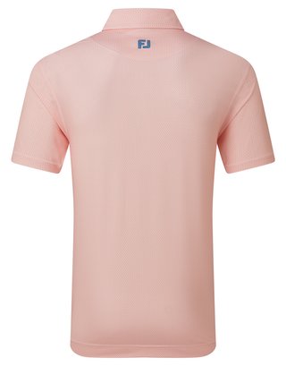 FootJoy Heritage Logo Lisle herr polo, white/peach
