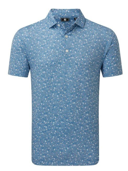 FootJoy Bloody Mary Lisle herr tröja, tonal riviera/persika/vit/blå
