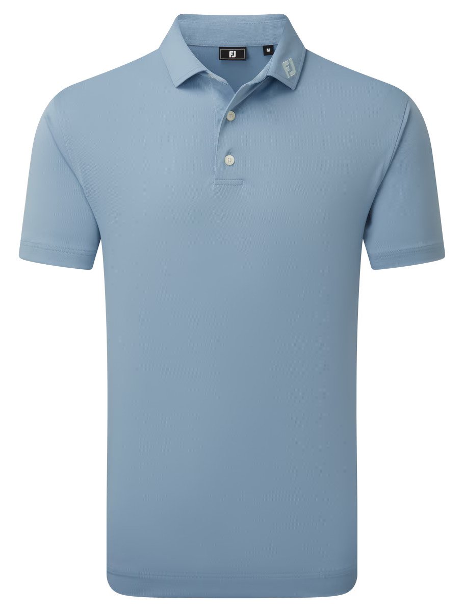 FootJoy Stretch Pique herr polo, solid winward blue