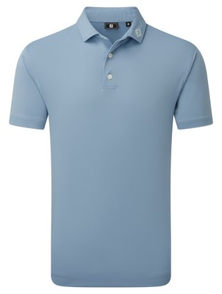 FootJoy Stretch Pique herr polo, solid winward blue