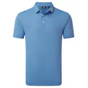 FootJoy Stretch Pique Solid herr polo, riviera