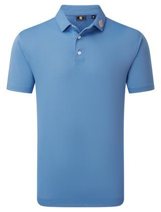 FootJoy Stretch Pique Solid herr polo, riviera