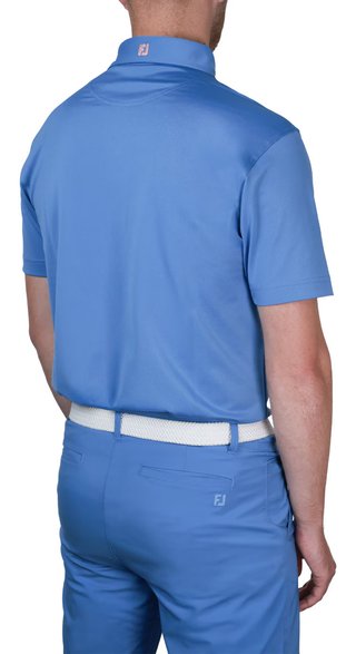 FootJoy Stretch Pique Solid herr polo, riviera