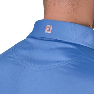 FootJoy Stretch Pique Solid herr polo, riviera