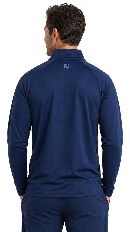 FootJoy Raglan H Block Chill-Out Midlayer Longsleeves herr t-shirt, navy
