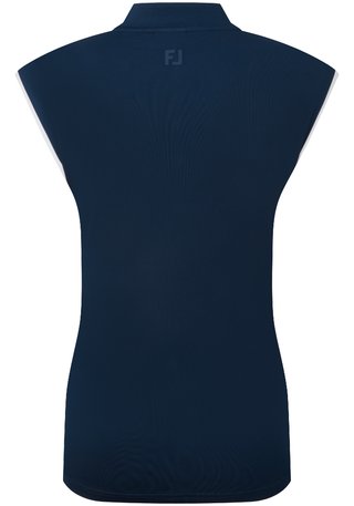 FootJoy Mock Neck Snap Front dampolotröja, navy/white