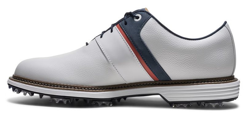 FootJoy Premiere Series - Packard herr golfskor, vit/blå/nantucket red