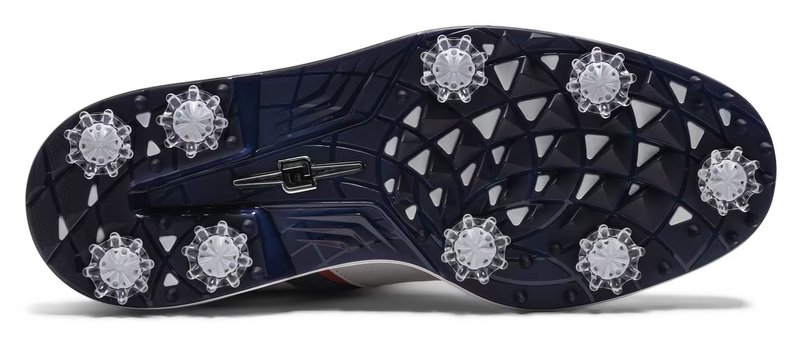 FootJoy Premiere Series - Packard herr golfskor, vit/blå/nantucket red