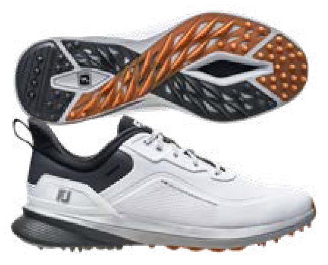 FootJoy PRO/SL herr golfskor, vit/svart gum