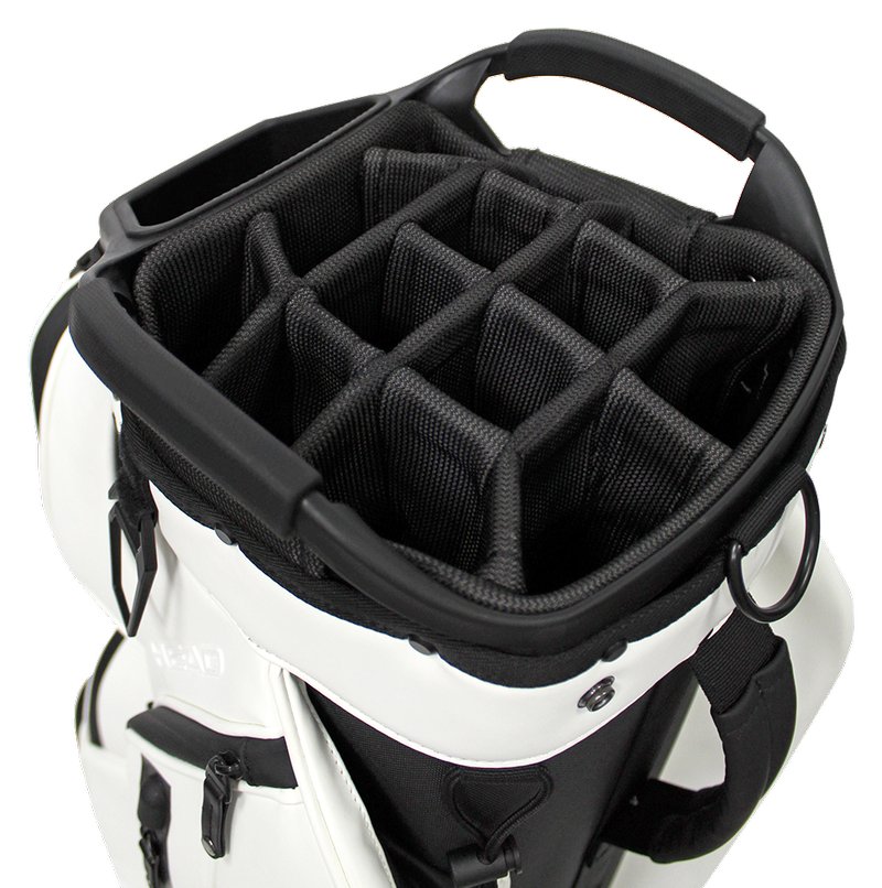 Head Golf PU Leather Premium Neutral NA stand bag, vit