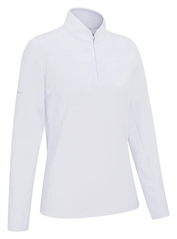 PING Abigale Performance Fleece damtröja, vit