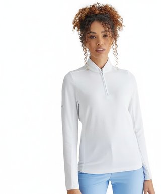 PING Abigale Performance Fleece damtröja, vit