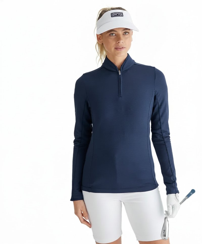 PING Abigale Performance Fleece damtröja, navy