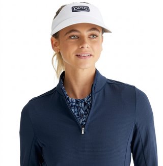 PING Abigale Performance Fleece damtröja, navy